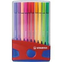 STABILO Pen 68 Faserschreiber 1 mm Mittel Farbig assortiert 20 Stück