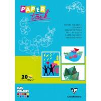 Clairefontaine DIN A3 Tonpapier Farbig sortiert 130 g/m² Glatt 20 Blatt
