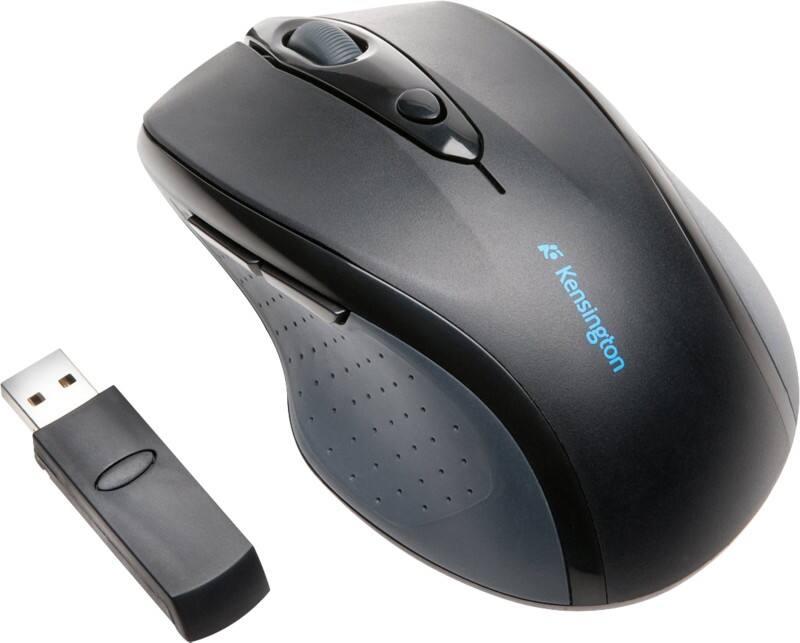 Souris Kensington Pro Fit K72370EU Sans fil Noir Adapté pour les gauchers