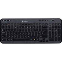 Clavier Logitech K360 Sans fil QWERTZ DE USB Nano-récepteur Noir