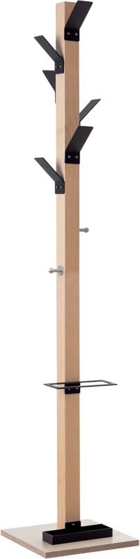 meet powered by PAPERFLOW Garderobenständer 8 Haken Schwarz