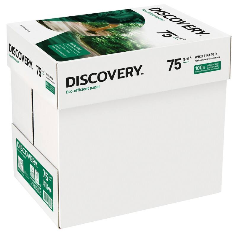Papier imprimante Discovery Eco-efficient A4 75 g/m² Lisse Blanc 2 500 Feuilles