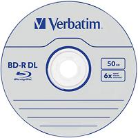 VERBATIM Blu-Ray-Discs 43748 BD-R DL Blau