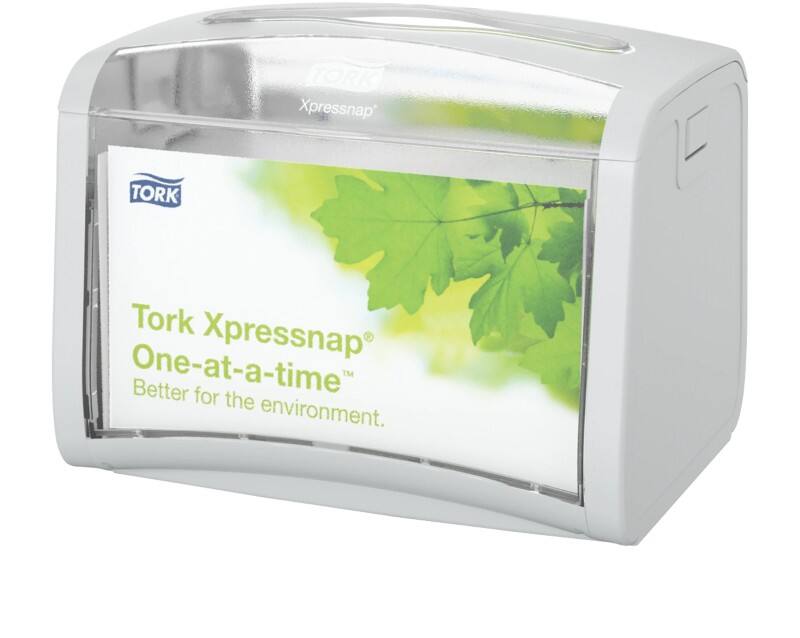 Distributeur de serviettes Tork N4, N12 Xpressnap Gris clair