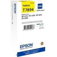 Cartouche jet d'encre Epson T7894 D'origine C13T789440 Jaune