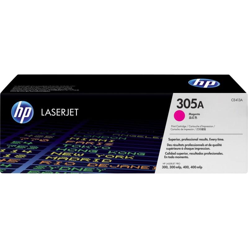 Toner HP 305A D'origine CE413AC Magenta