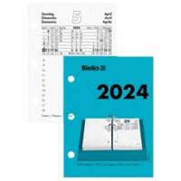 Blocs éphéméride Biella 2023 1 Jour par page Blanc Français