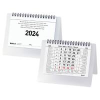 Biella Tischkalender Desktop Basic 1 Monat/1 Seite 2023 Französisch Durchsichtig