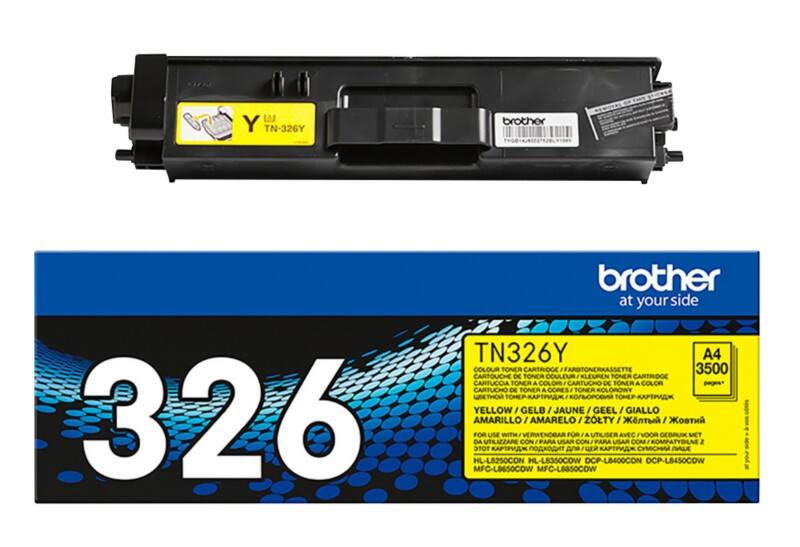Toner Brother TN-326Y D'origine Jaune