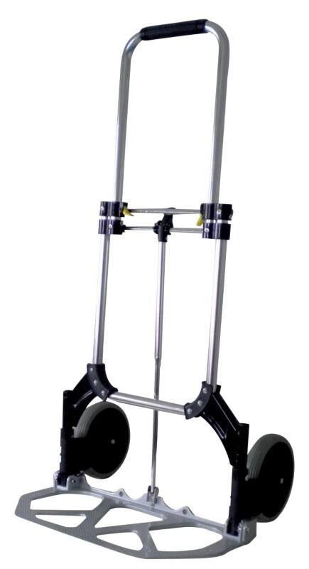 Diable de manutention Viso 70 kg Aluminium 48,5 x 43 x 98 cm Noir, Argenté