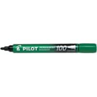 Pilot Super Grip 100 Permanentmarker Fein Rundspitze 1 mm Grün