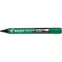 Pilot Super Grip 100 Permanentmarker Fein Rundspitze 1 mm Grün