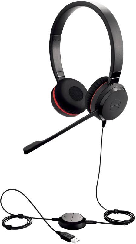 Casque Jabra Evolve 30 II UC Avec fil Sur tête 3,5 mm Jack Microphone à réduction de bruit Avec Microphone Stéréo Noir