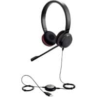 Casque filaire stéréo Jabra Evolve 30 II UC Sur tête USB Avec microphone Noir