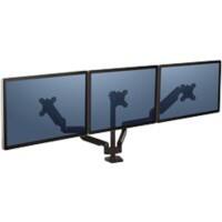 Bras de moniteur Fellowes Triple Hauteur Ajustable 30 " Noir