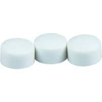 Viking Whiteboard Magnete Blanco Weiss 1 x 1 cm 10 Stück