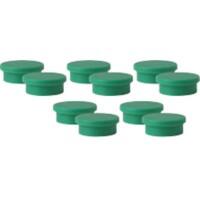 Aimants pour tableau blanc Viking Vert 1,1 kg Capacité de charge 20 mm 10 Unités