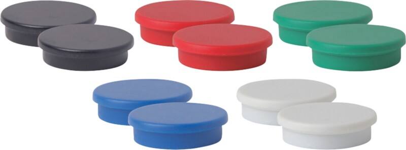 Viking Whiteboard-Magnete Magnetisch 3 x 3 cm Farbig assortiert 6851700 10 Stück