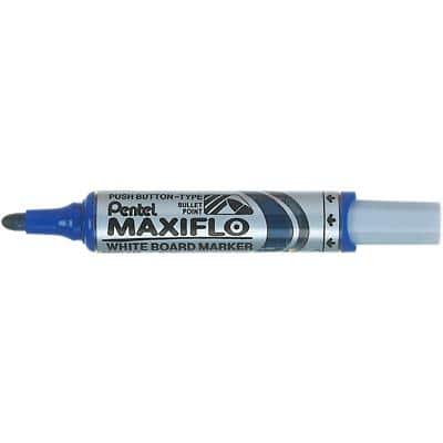 Pentel Maxiflo Whiteboard-Marker Mittel Rundspitze Blau