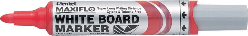 Marqueur pour tableau blanc Pentel Maxiflo Non permanent Rouge Moyen Ogive 2 - 6 mm