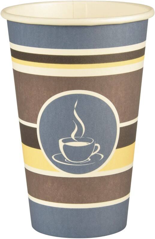 Gobelet PAPSTAR Jetables Carton 300 ml 80 mm Assortiment 50 unités