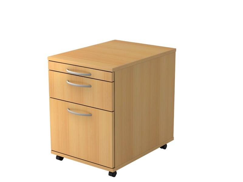 Caisson mobile Hammerbacher VAC30/6/6/BM Décor hêtre 428 x 580 x 590 mm