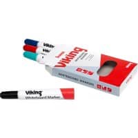 Marqueur pour tableau blanc Niceday WBM2.5 Moyenne Pointe Ogive Assortiment 4 Unités
