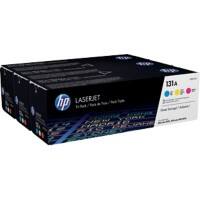 HP 131A Original Tonerkartusche U0SL1AM Cyan, Magenta, Gelb Multipack 3 Stück