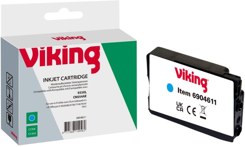 Viking 933XL Kompatibel HP Tintenpatrone CN054E Cyan
