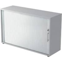 Armoire à rideaux Hammerbacher Gris clair, argenté 1200 x 400 x 748 mm