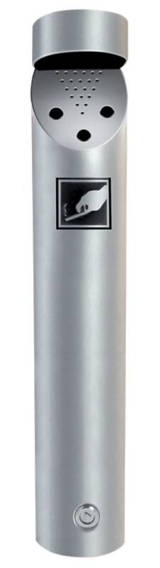 Wandaschersäule Kerkmann 1,7 L Edelstahl silber