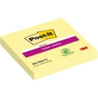 Post-it Super Sticky Haftnotizen 76 x 76 mm Gelb Quadratisch 90 Blatt