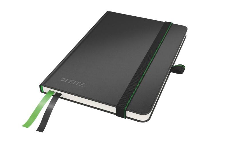 Leitz Complete Notebook A6 kariert mit Hardcover 44790095 160 Seiten 80 Blatt Schwarz