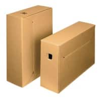 Loeff's Archivbox City Box Braun, Weiss 39 x 26 x 11,5 cm 50 Stück