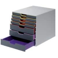 DURABLE Varicolor Schubladenboxen ABS (Acrylnitril-Butadien-Styrol) Mehrfarbig 7 Schübe 29,2 x 35,6 x 28 cm