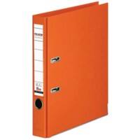 Classeur à levier Falken A4 50 mm Orange 2 anneaux Carton, PP (Polypropylène)