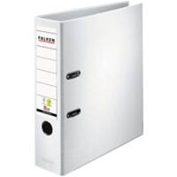 Classeur à levier Falken PP-Color A4 80 mm 2 anneaux 09984030007F Carton Blanc