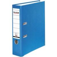 Falken PP-Color Ordner DIN A4 80 mm Aqua 2 Ringe PP-Color Pappkarton