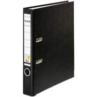 Classeur à levier Falken PP-Color A4 50 mm 2 anneaux 09984170007F Carton Noir