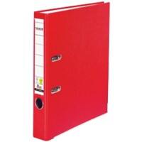 Falken PP-Color Schmal Ordner A4 50 mm Rot 2 Ringe Kunststoff