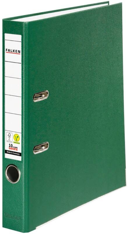 Falken PP-Color Schmal Ordner A4 50 mm Grün 2 Ringe Kunststoff