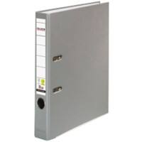 Falken PP-Color Schmal Ordner A4 50 mm Grau 2 Ringe Kunststoff