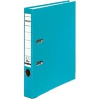 Falken PP-Color Ordner DIN A4 50 mm Türkis 2 Ringe PP-Color Pappkarton