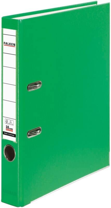 Falken PP-Color Schmal Ordner A4 50 mm Hellgrün 2 Ringe Kunststoff