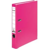 Classeur à levier Falken A4 50 mm 2 anneaux PP-Color Carton Rose