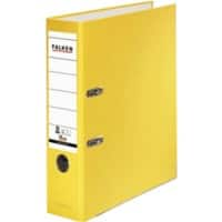 Classeur à levier Falken A4 80 mm Jaune 2 anneaux 11285772 Carton, PP (Polypropylène)