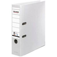 Falken Breit Ordner A4 80 mm Weiß 2 Ringe 11285897 Kunststoff
