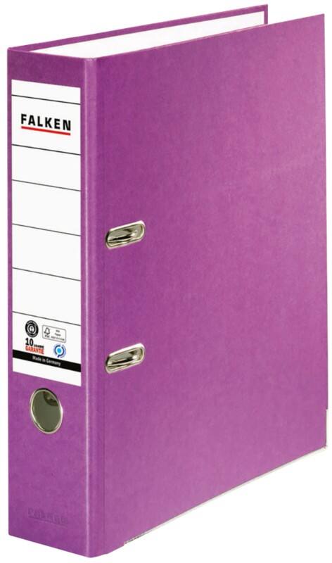 Falken Recycolor Breit Ordner A4 80 mm Violett 2 Ringe 11285251 Kunststoff