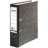 Classeur à levier Falken A4 8,0 cm 2 anneaux S80 Carton Noir