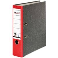 Classeur à levier Falken A4 80 mm Rouge 2 anneaux 80024516 Carton Effet Marbre